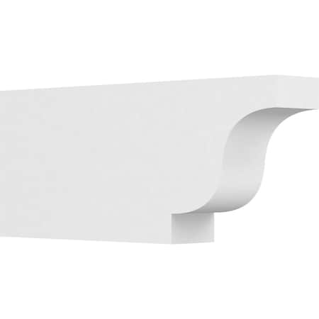 Ekena Millwork Standard Newport Architectural Grade PVC Rafter Tail, 4"W X 10"H X 24"L RFTP04X10X24NEW